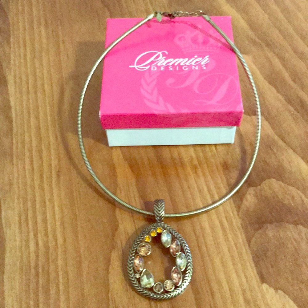 New Premier Designs Embellished Necklace